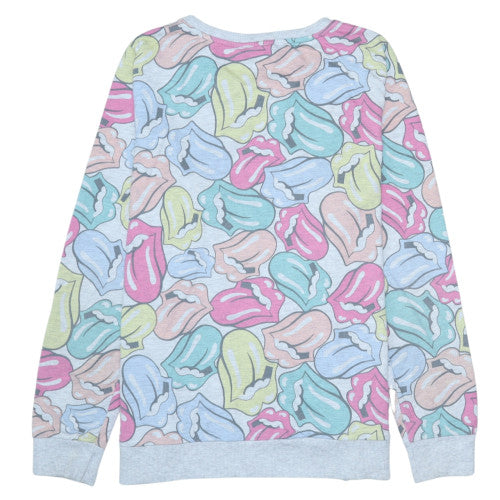 The Rolling Stones Women Multicoloured Size 18 Pullover Sweatshirt