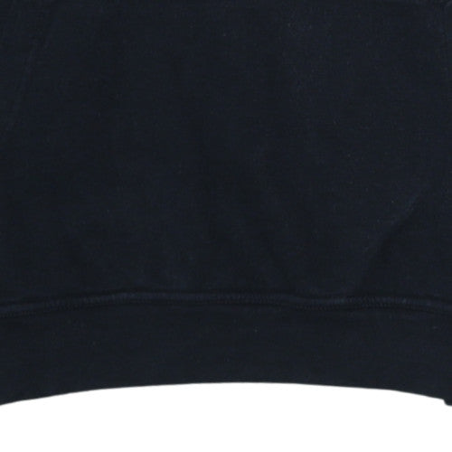 Nike Women Black Cotton Blend Pullover Sweatshirt L