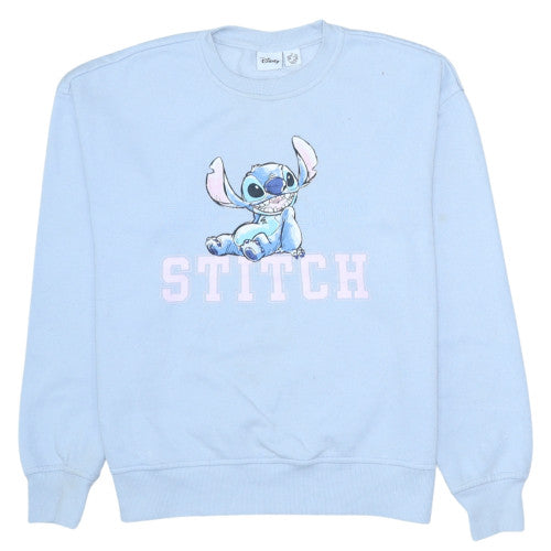 Primark Disney Women Blue Stitch Pullover Sweatshirt XS