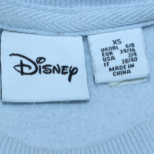 Primark Disney Women Blue Stitch Pullover Sweatshirt XS