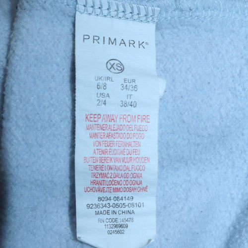 Primark Disney Women Blue Stitch Pullover Sweatshirt XS