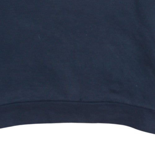 Champion Men's Blue Embroidered Logo Pullover Sweatshirt Medium