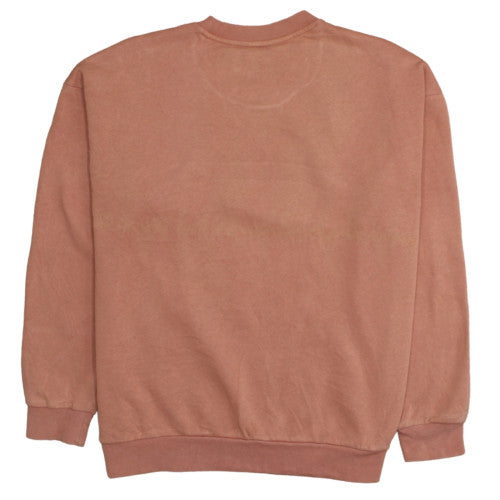 Adidas Women’s Brown Crew Neck Sweatshirt Size 10 S Trefoil Logo