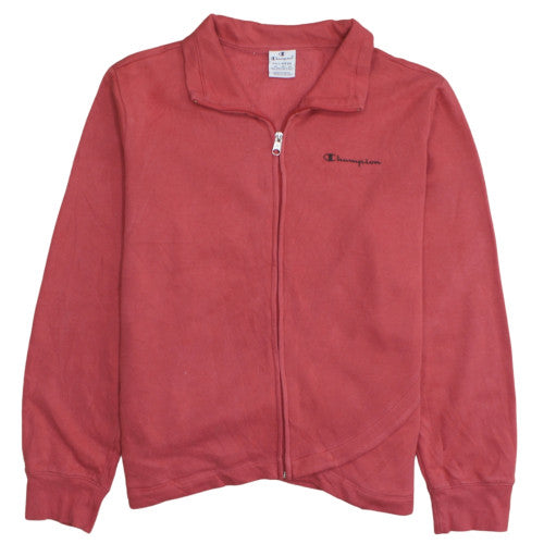 Champion Women's Red 2XL Track Jacket Full Zip Fleece