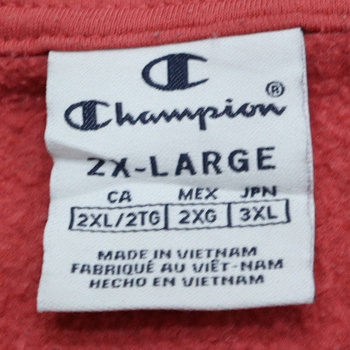 Champion Women's Red 2XL Track Jacket Full Zip Fleece
