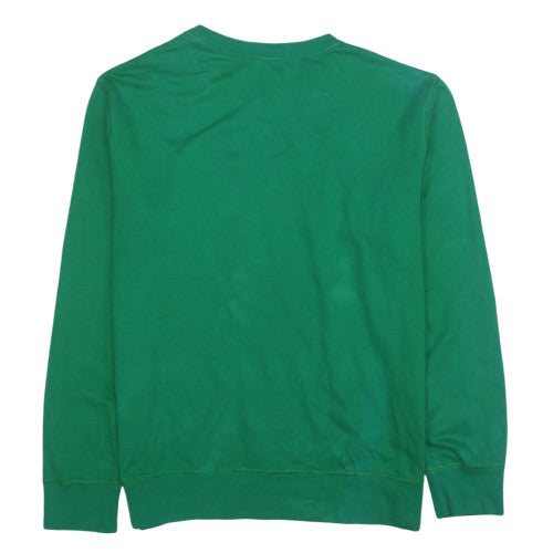 Ralph Lauren Womens Green XL Crew Neck Cotton Long Sleeve Top