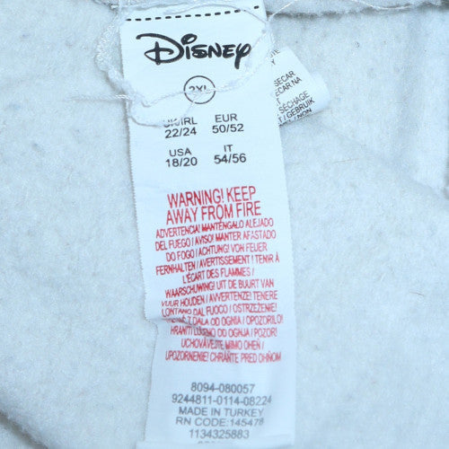 Disney Women’s Grey Dumbo Sweatshirt 2XL Pullover Cotton Print