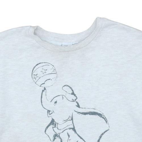 Disney Women’s Grey Dumbo Sweatshirt 2XL Pullover Cotton Print