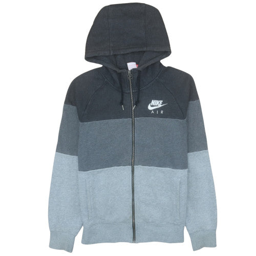 Nike Air Men's Grey Full Zip Hoodie Fleece Small