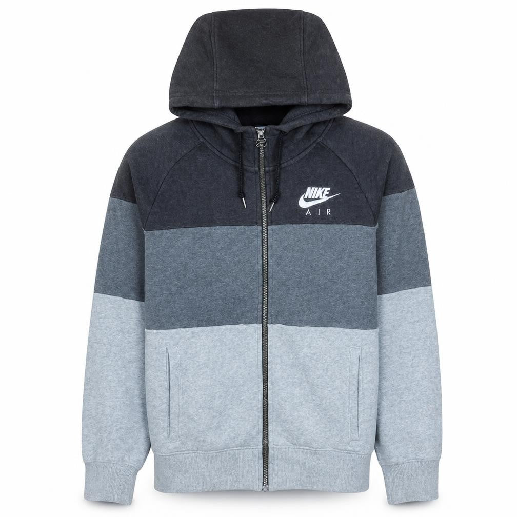 Nike Air Men's Grey Full Zip Hoodie Fleece Small
