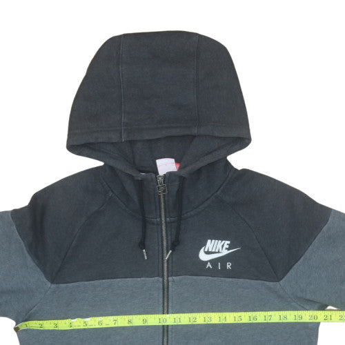 Nike Air Men's Grey Full Zip Hoodie Fleece Small