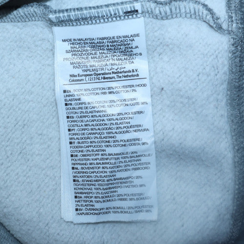 Nike Air Men's Grey Full Zip Hoodie Fleece Small