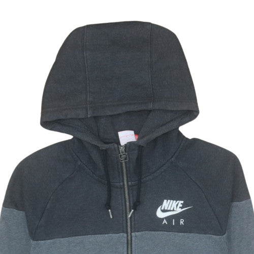 Nike Air Men's Grey Full Zip Hoodie Fleece Small