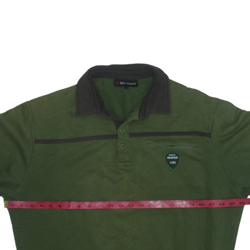 Rick Armand Men's Green Henley Sweatshirt Size L Casual Pullover