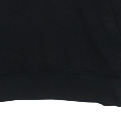 Timberland Men's Black Pullover Hoodie Small Outdoor Logo Fleece