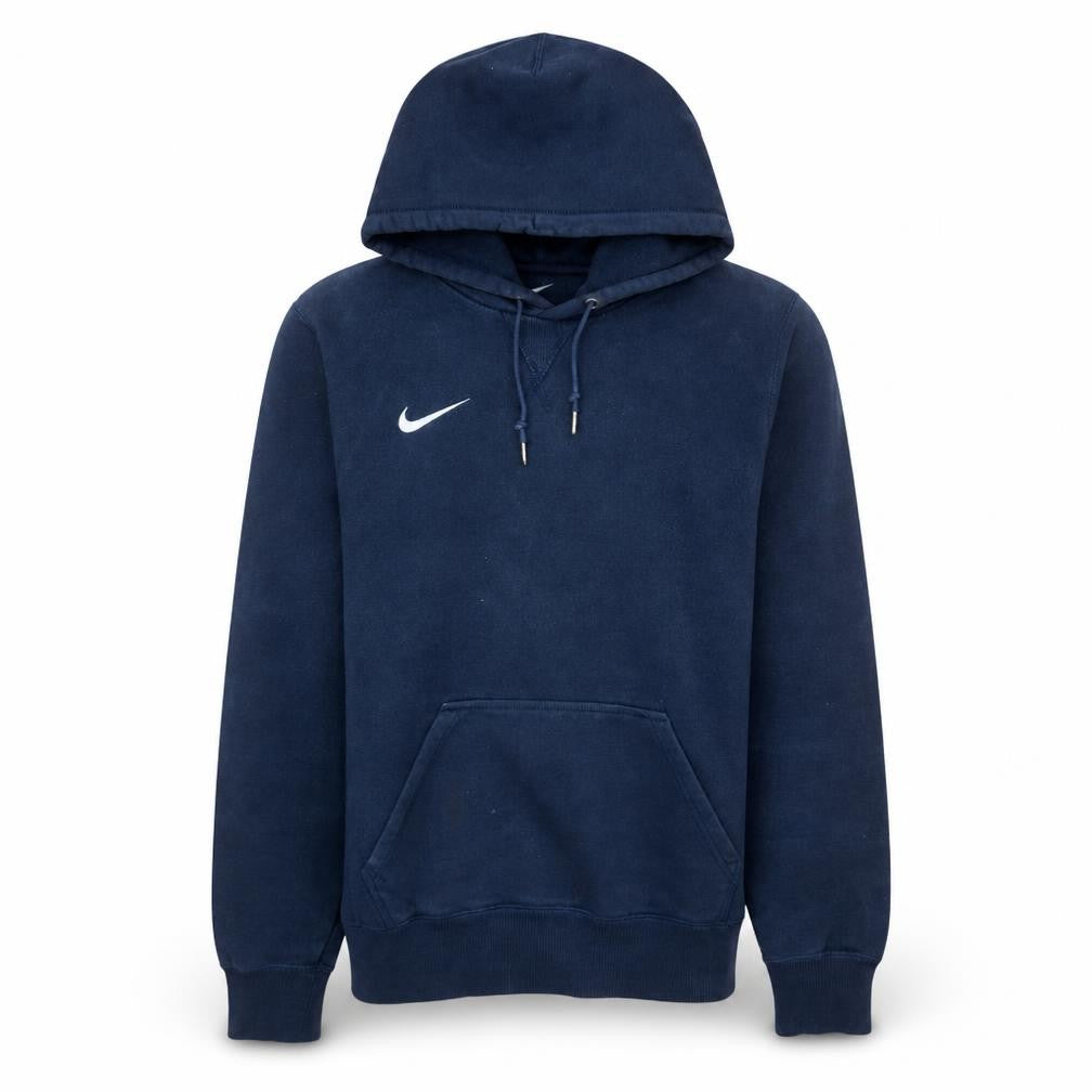 Nike Men's Blue Pullover Hoodie Small Fleece Logo Sportswear