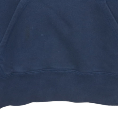 Nike Men's Blue Pullover Hoodie Small Fleece Logo Sportswear