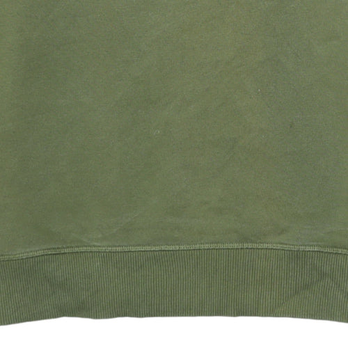 Timberland Men's Green Crew Neck Cotton Sweatshirt Size S