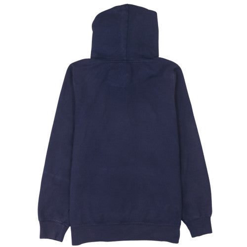 GAP Men's Blue Pullover Hoodie M Regular Fit Logo Fleece