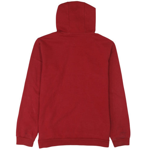 Adidas Men Red Pullover Hoodie Size M Regular Fit Sportswear