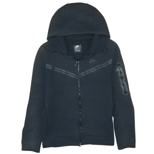 Nike Mens Black Full Zip Hoodie M Regular Fit Fleece Sweatshirt