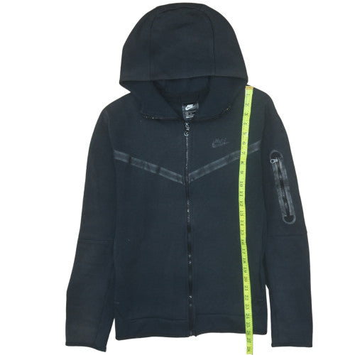 Nike Mens Black Full Zip Hoodie M Regular Fit Fleece Sweatshirt
