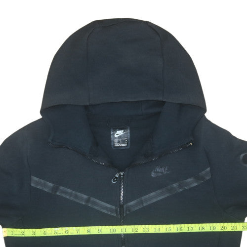 Nike Mens Black Full Zip Hoodie M Regular Fit Fleece Sweatshirt