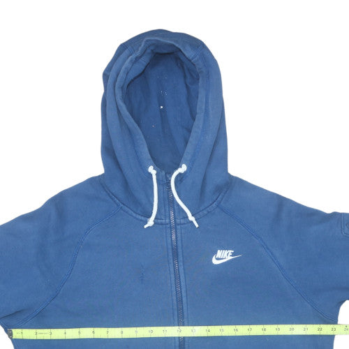 Nike Mens Blue Full Zip Hooded Fleece Hoodie M Regular Fit