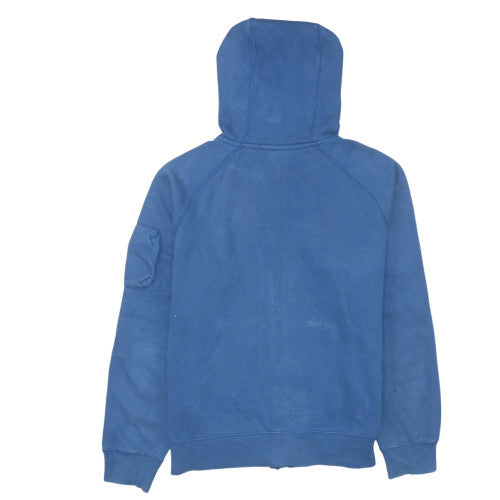 Nike Mens Blue Full Zip Hooded Fleece Hoodie M Regular Fit