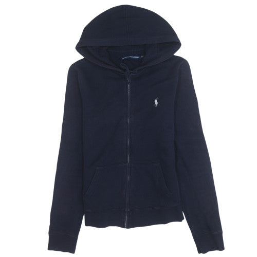 Ralph Lauren Sport Men's Navy Full Zip Hoodie Size M Fleece Cotton Blend