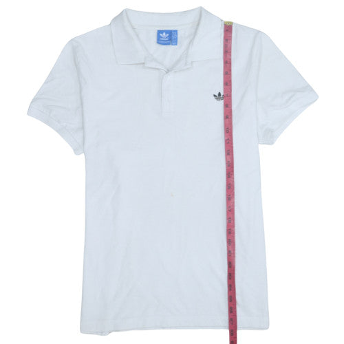 Adidas Men's White XL Cotton Polo Shirt Casual Sportswear