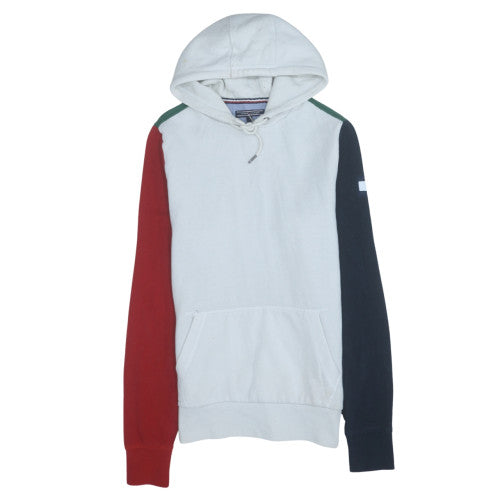 Tommy Hilfiger Men’s Multicoloured Pullover Hoodie Size S Vintage Fit