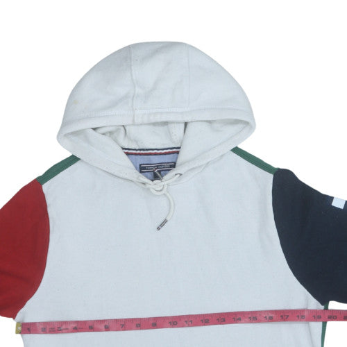 Tommy Hilfiger Men’s Multicoloured Pullover Hoodie Size S Vintage Fit