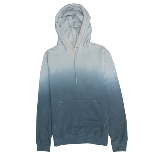 Nike Men's Blue Small Pullover Hoodie Gradient Fleece Sweatshirt