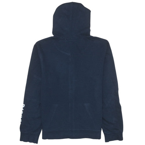 Diesel Men's Black Full Zip Hoodie L Graphic Fleece Sweatshirt