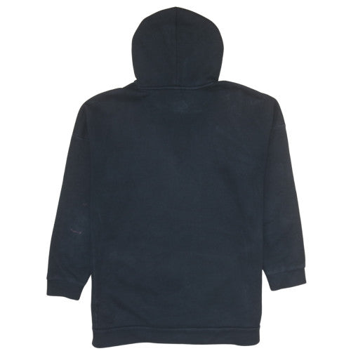 Adidas Women's Black Pullover Hoodie L Logo Print Sweatshirt