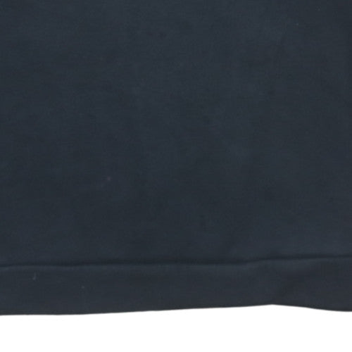 Adidas Women's Black Pullover Hoodie L Logo Print Sweatshirt