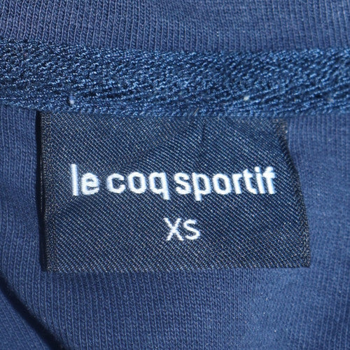 Le Coq Sportif Men's Blue XS Pullover Hoodie with Logo 1/4 Zip