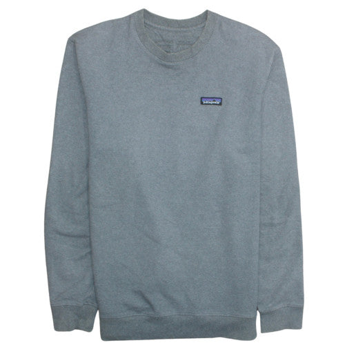 Patagonia Men's Grey Crew Neck Fleece Sweatshirt L Regular Fit