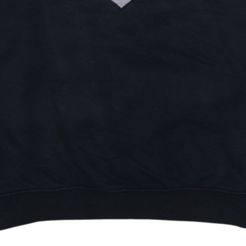 Adidas Women’s Black & Lilac Colourblock Crew Sweatshirt Size 18