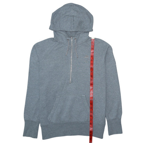 Nike Men’s Grey 1/2 Zip Hoodie Sweatshirt XL Regular Fit
