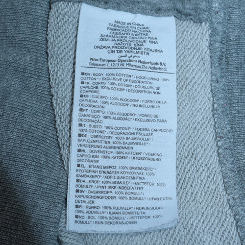Nike Men’s Grey 1/2 Zip Hoodie Sweatshirt XL Regular Fit