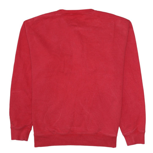 Fila Women Red XL Crew Neck Pullover Sweatshirt Classic Logo