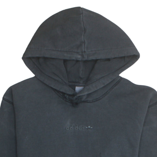 Adidas Men’s Black XS Pullover Hoodie Sweatshirt Logo Fleece