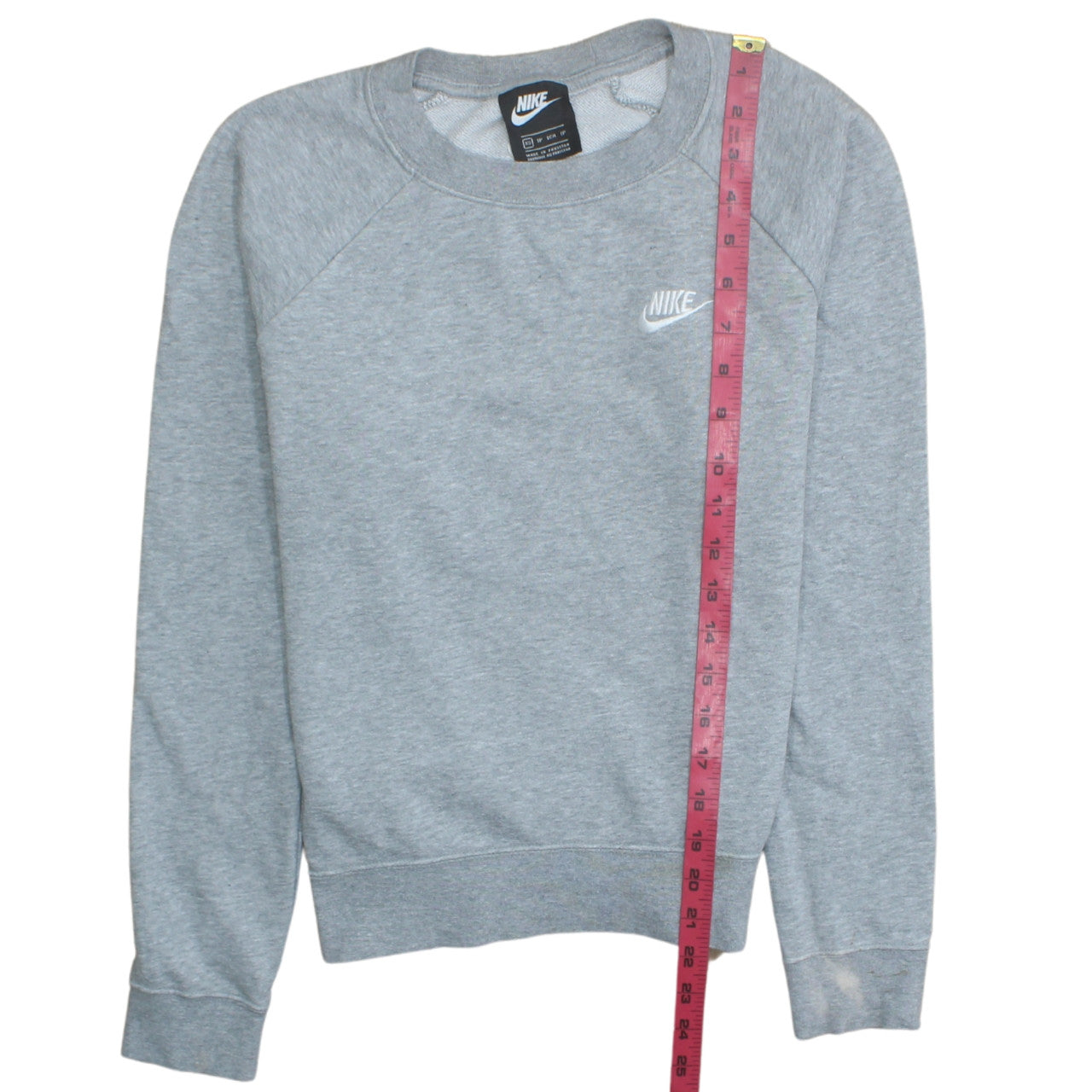 Nike Womens Grey XS Pullover Sweatshirt Crew Neck Jumper