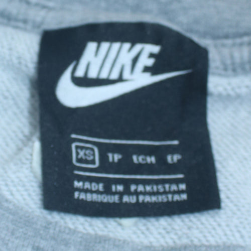 Nike Womens Grey XS Pullover Sweatshirt Crew Neck Jumper