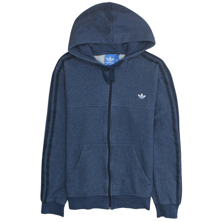 Adidas Men's Blue Full Zip Hoodie Size M Sportswear Fleece