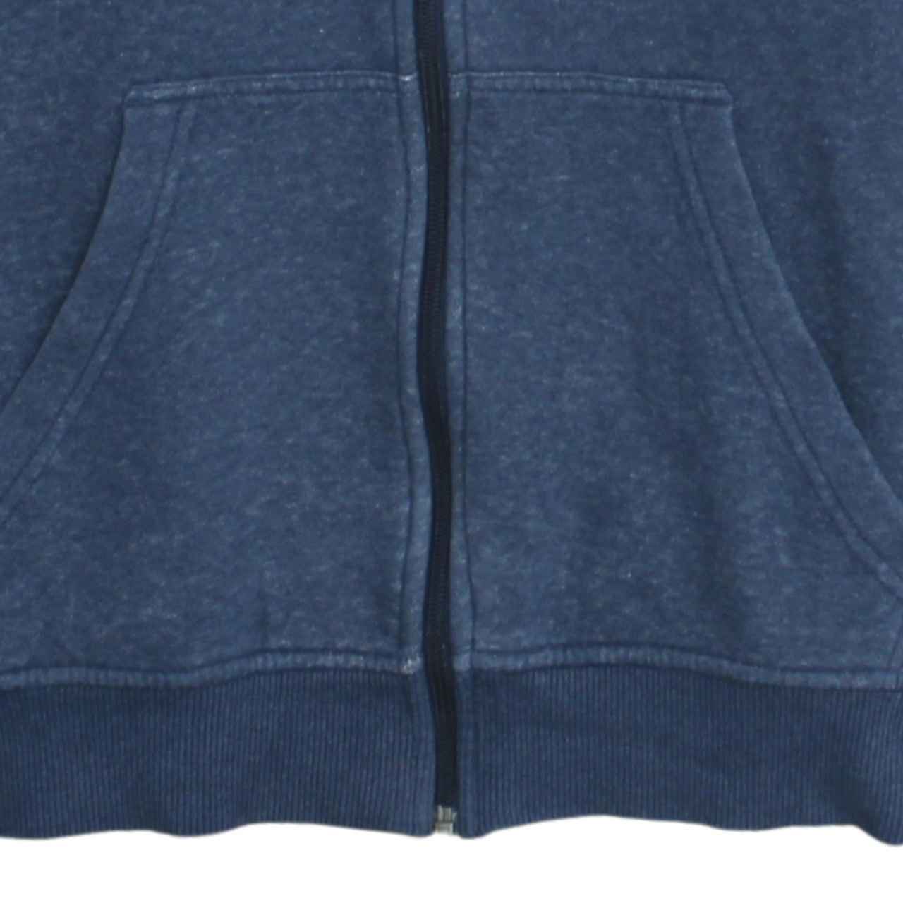Adidas Men's Blue Full Zip Hoodie Size M Sportswear Fleece
