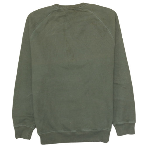 Timberland Men’s Green Regular Fit Crew Neck Sweatshirt M