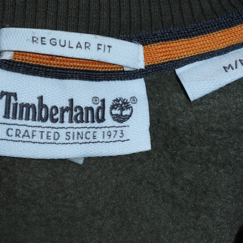 Timberland Men’s Green Regular Fit Crew Neck Sweatshirt M
